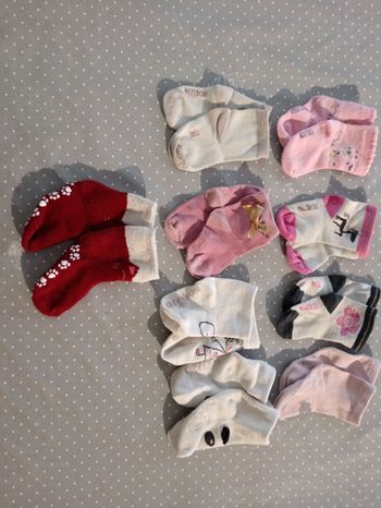 Lot de 9 paires de chaussettes 17/18