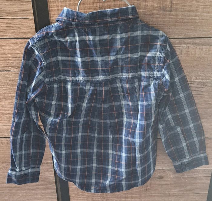 Chemise bleu à carreaux LC Kids 2 ans - photo numéro 5