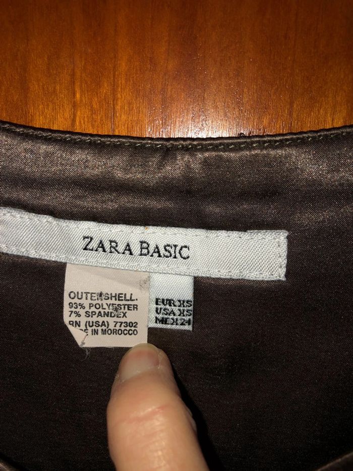 Blouse manches courtes Zara xs - photo numéro 3