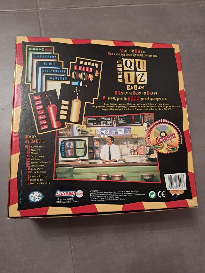 Burger quiz édition deluxe lansay - photo numéro 8