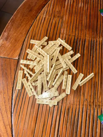 50 Plate Lego 1x5 ref 78329 Tan