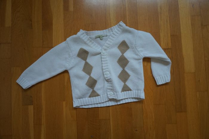 gilet jacquard 6 mois