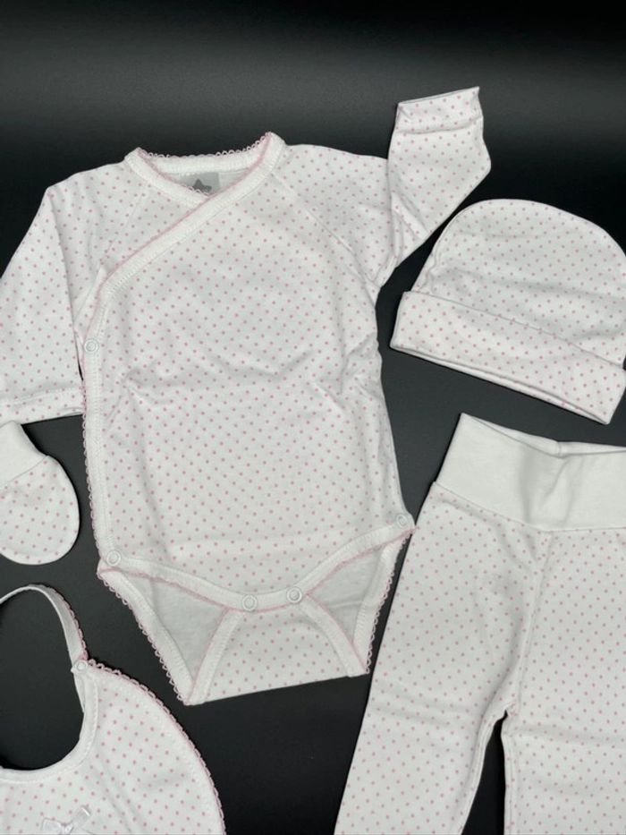 Set de 5 pièces neuves bébé fille minhon - photo numéro 3