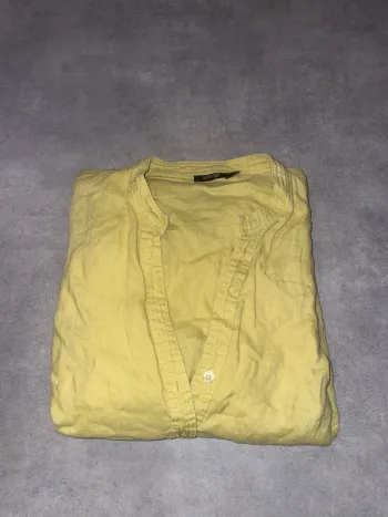 Chemise lin manches 3/4