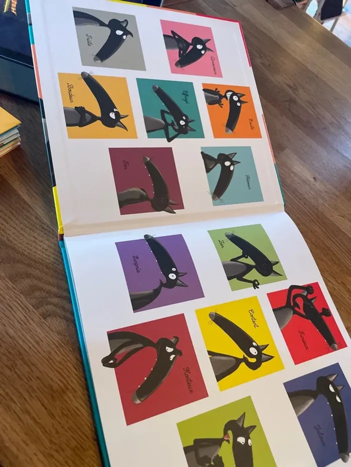 Livre couverture molletonné Mes grands Albums Le loup qui apprivoisait ses émotions - photo numéro 9