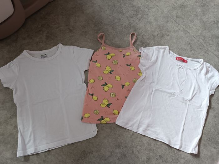 Lot 3 maillots de corps 4 ans