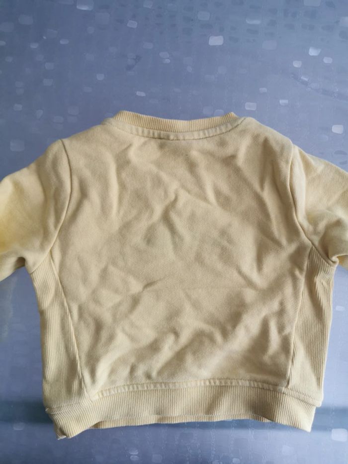 Sweat bébé jaune - photo numéro 3