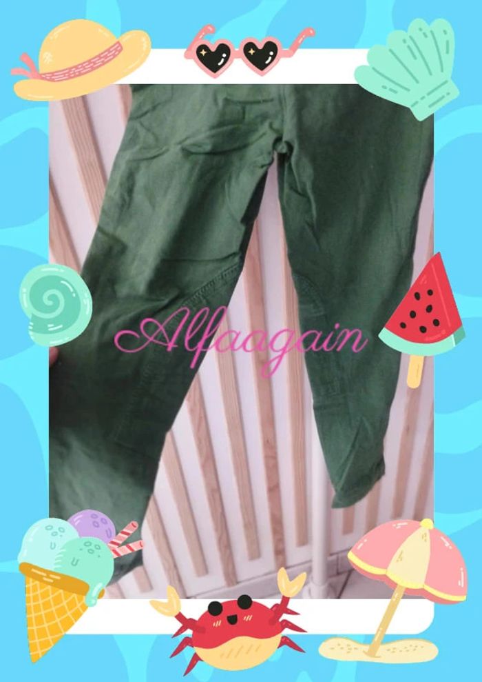 Pantalon vert équitation 8ans belstar - photo numéro 7