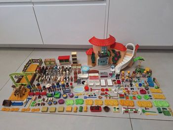 Gros lot playmobil 9420 maison se vacances + spirit, chevaux, animaux