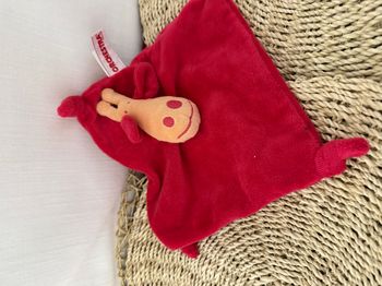 Doudou girafe plat Orchestra Premaman