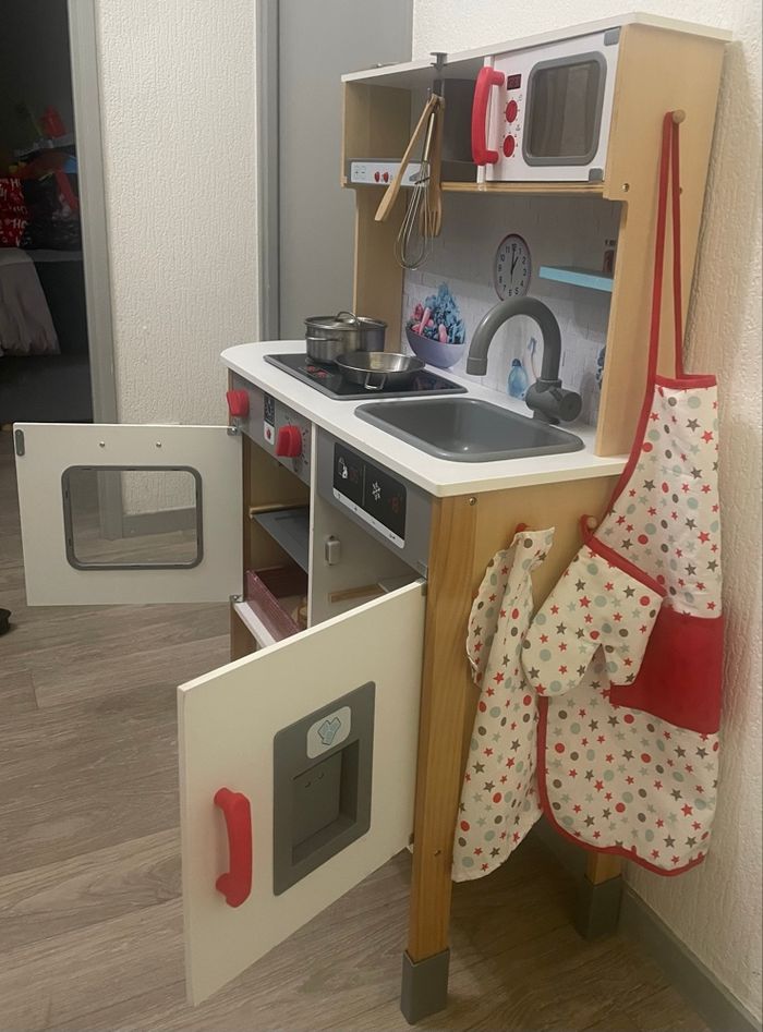 Cuisinière en bois enfant - photo numéro 2