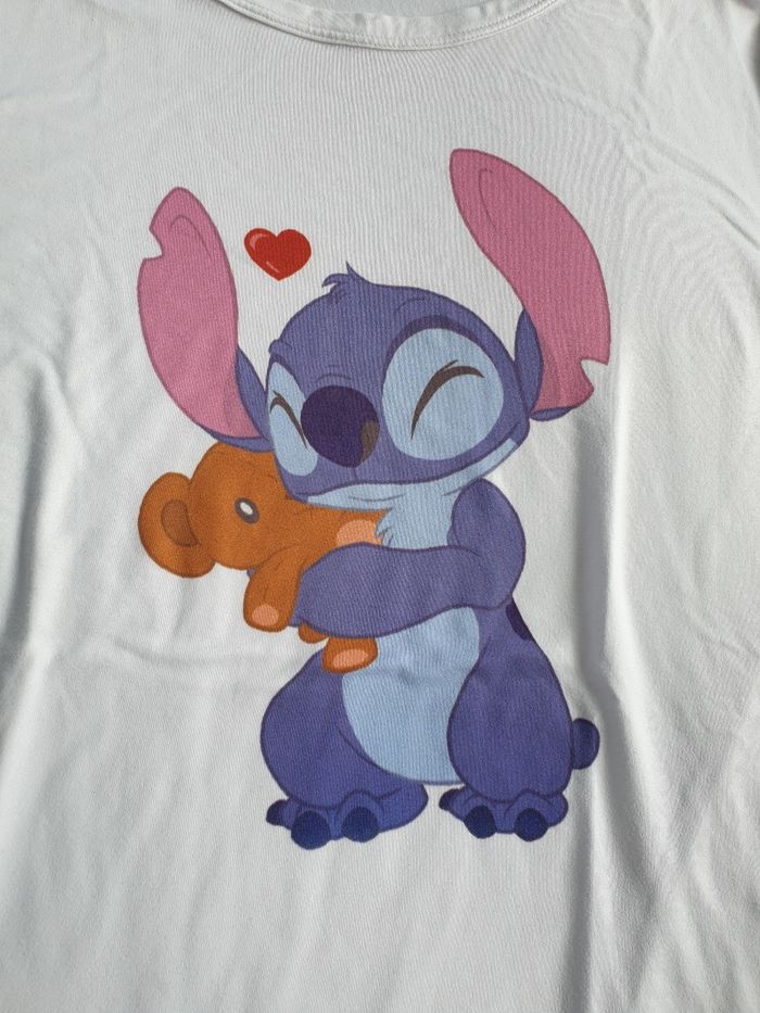 T-shirt Stitch Blanc XL - photo numéro 2