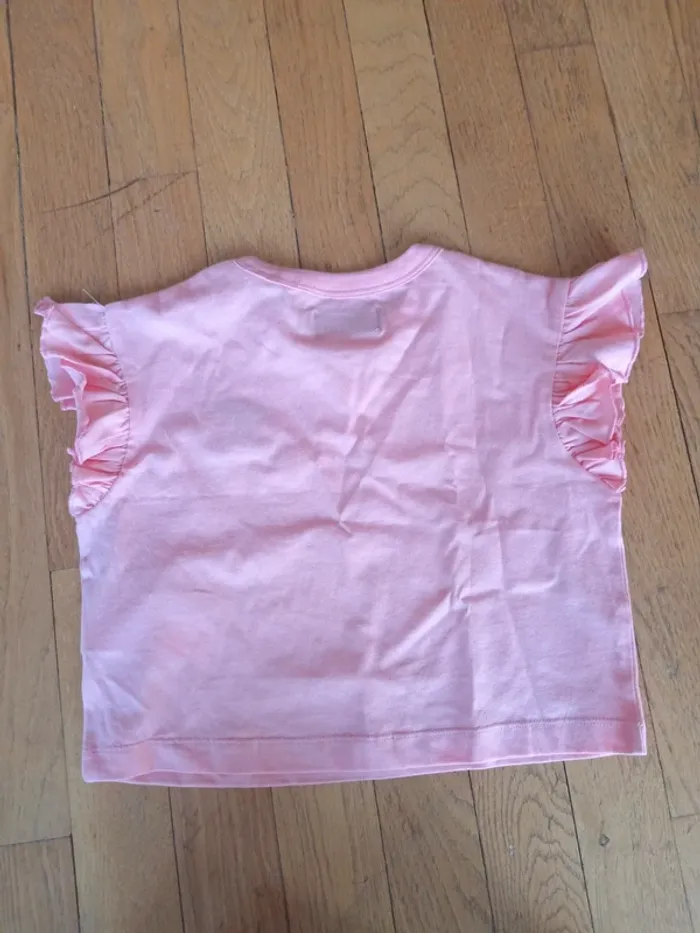 Tee shirt manches courtes filles Monoprix taille 3 ans - photo numéro 6