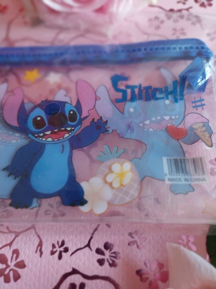 Trousse stitch bleu - photo numéro 3