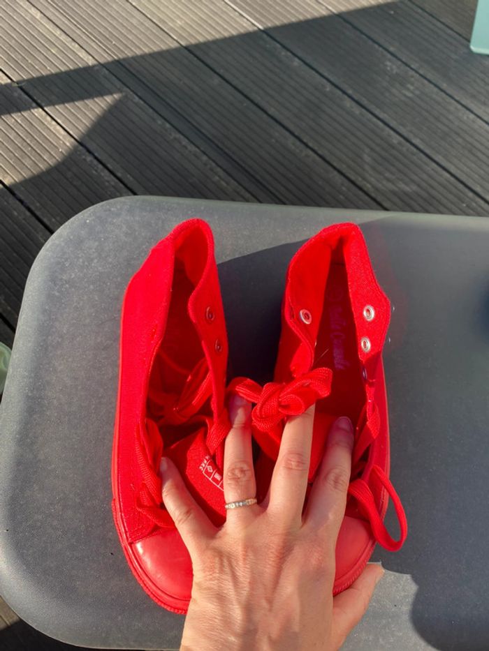 Baskets montantes en toile P31 - photo numéro 3