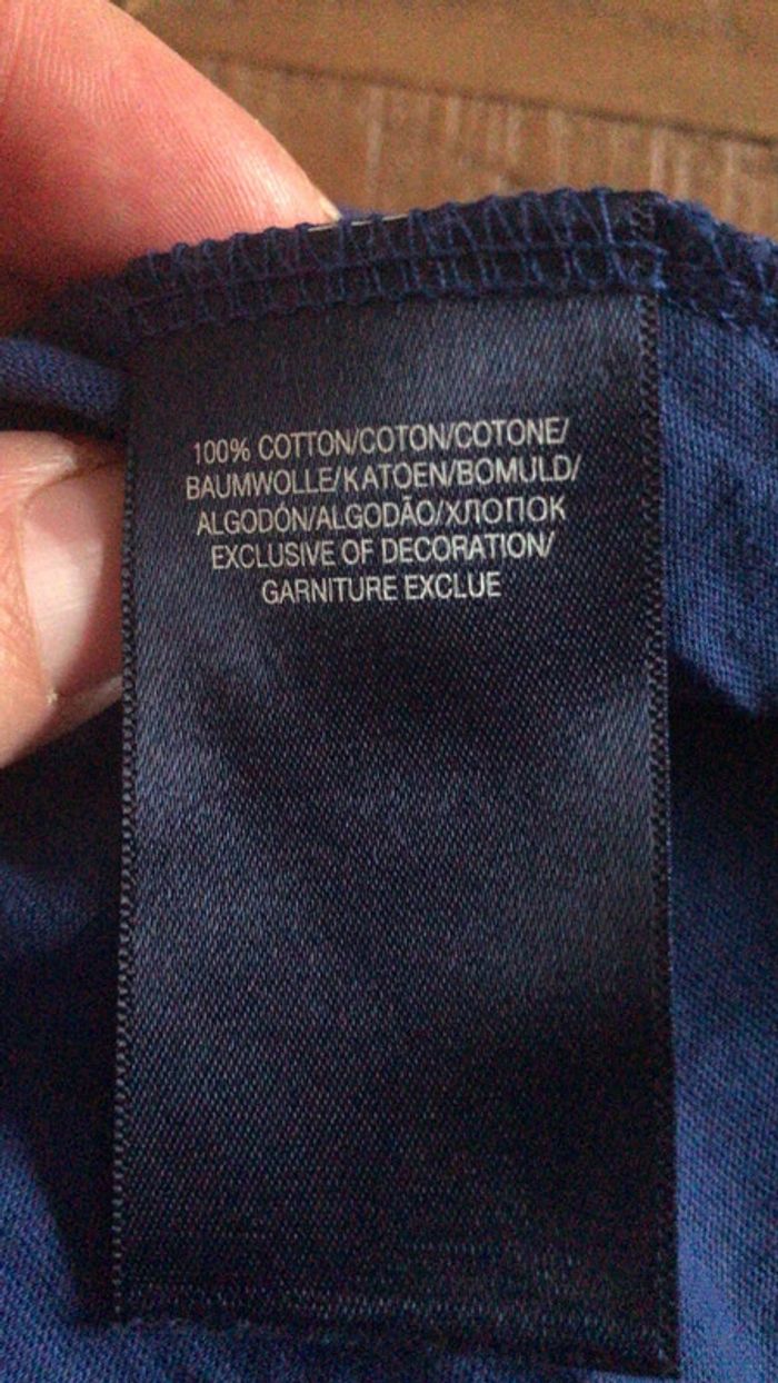 Teeshirt manche longue bleu Ralph Lauren - photo numéro 4