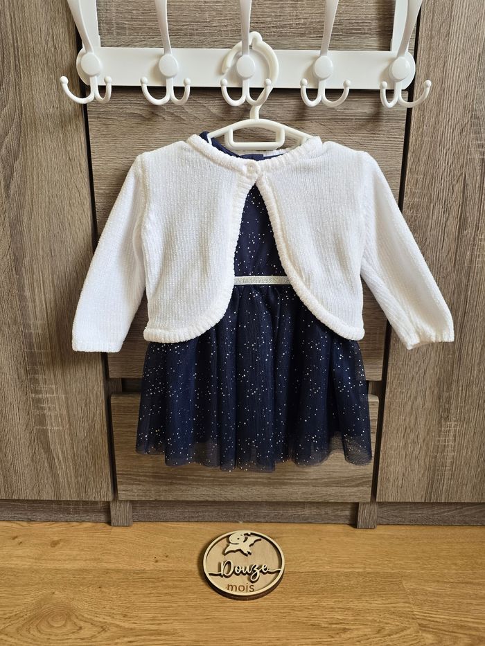 Vêtement Bébé Fille - Robe de soirée - Tex Baby - 12 mois