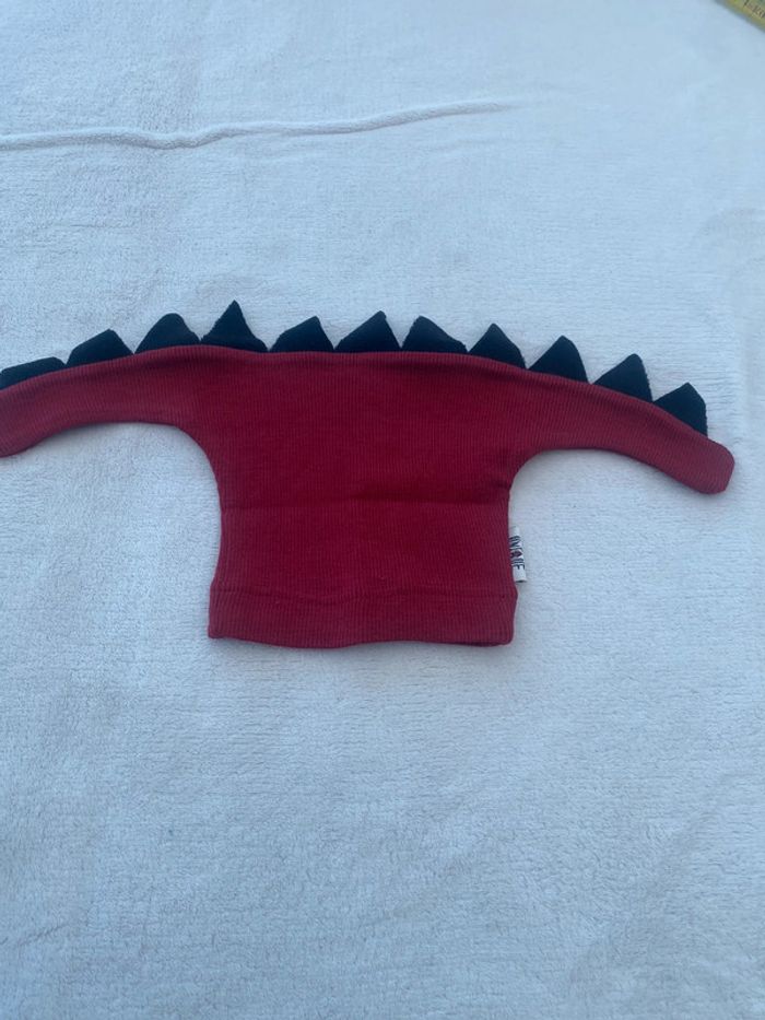 Beanie Dino bonnet raspberry
