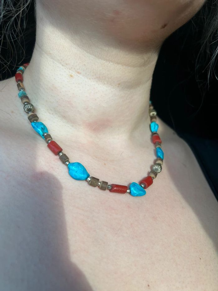 Collier perles de couleurs - photo numéro 3