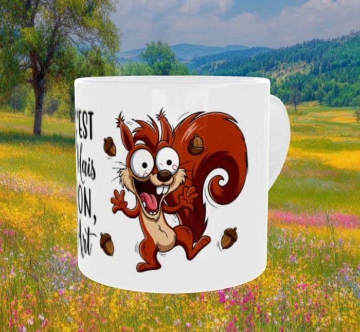 Mug humour être con - photo numéro 2