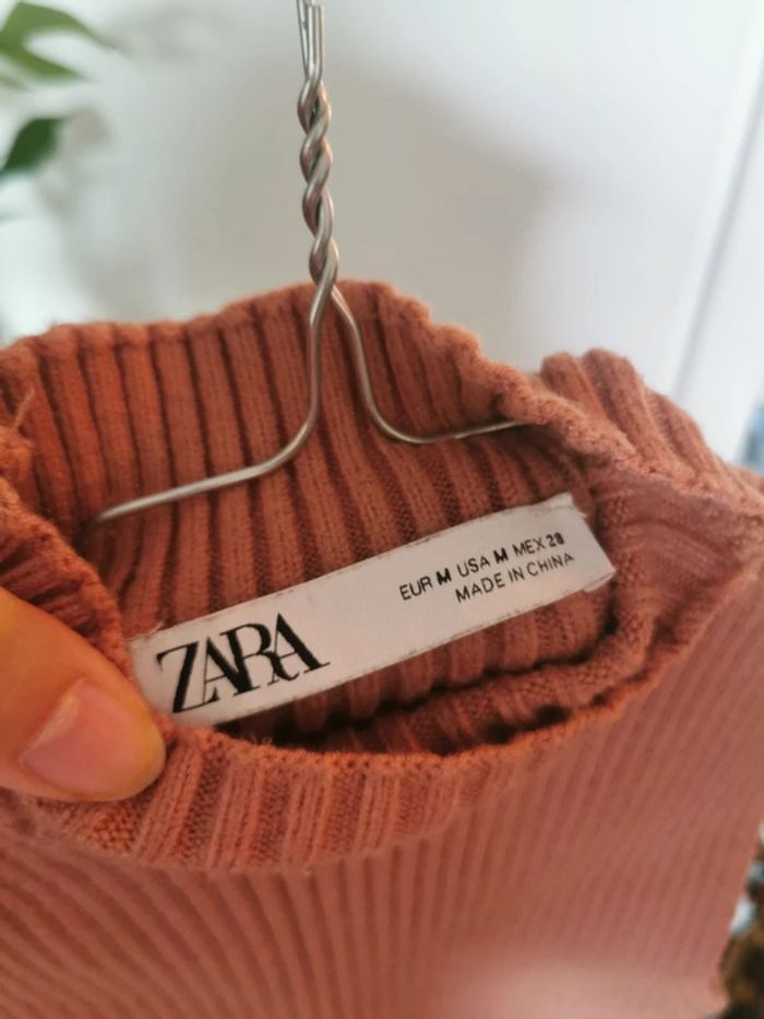 Crop top beige Zara - photo numéro 3