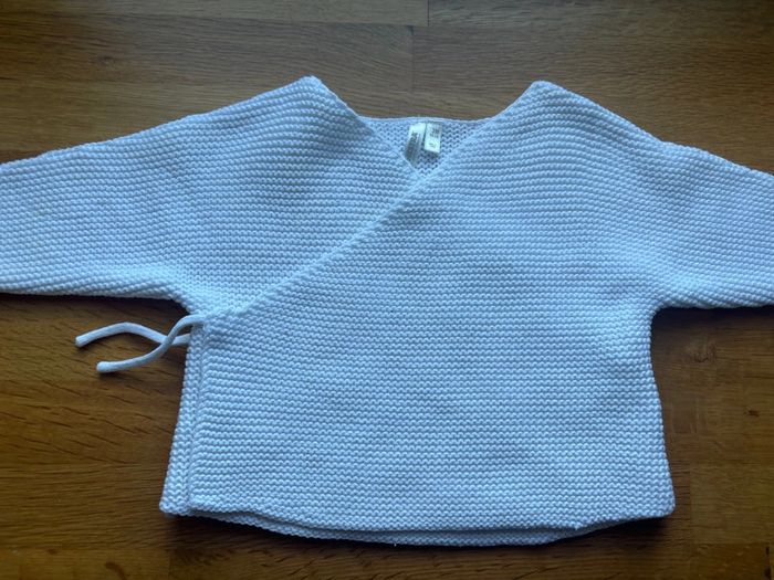 Gilet croisé maille Orchestra 3 mois mixte