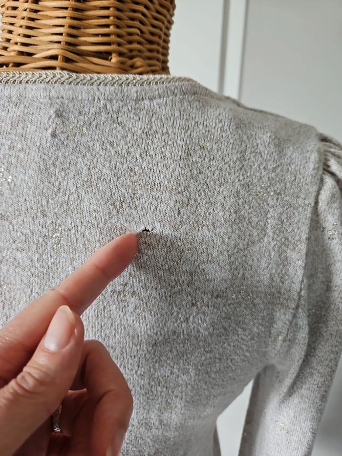 Pull col V femme taille S gemo u46 - photo numéro 8