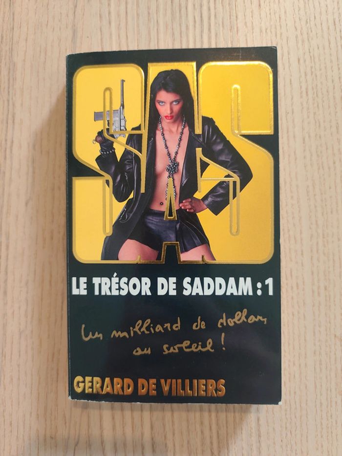 SAS le trésor de Saddam 1 Gérard de Villiers 9782842677909