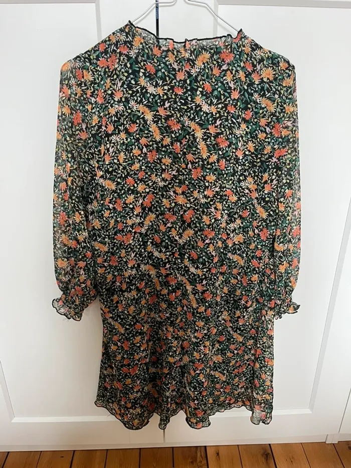 Robe à motif fleurs Zara - photo numéro 4