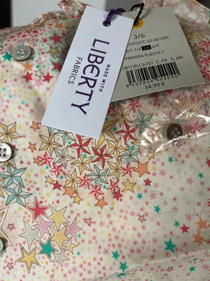3/6 mois - ensemble liberty neuf ! - photo numéro 3