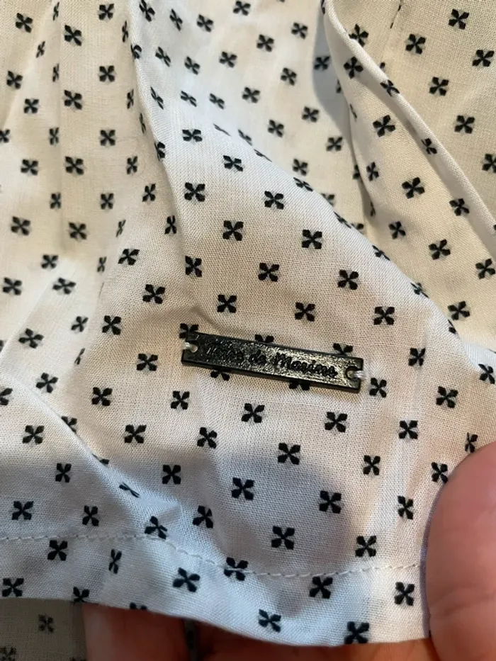 Blouse Terre de Marins - Neuf - Motif géométrique - Taille 36 - photo numéro 8