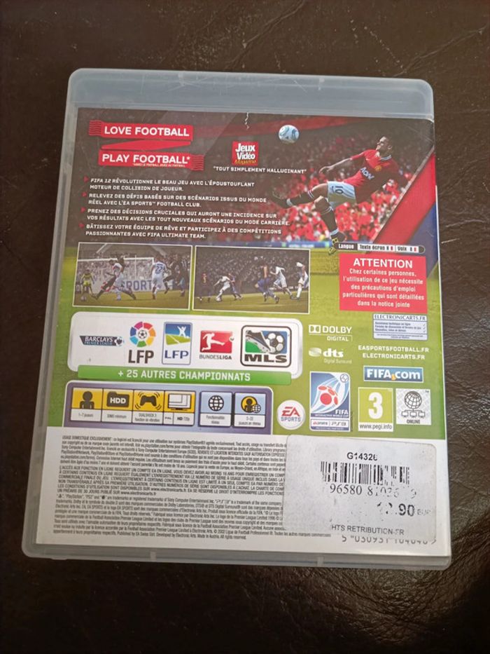 Jeu playstation 3 France Fifa 12 - photo numéro 2