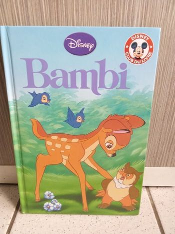 Livre Disney Mickey club du livre bambi