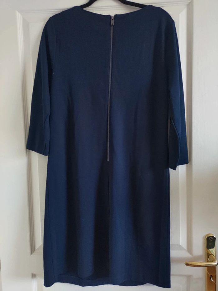 Benetton robe bleu marine M - photo numéro 3