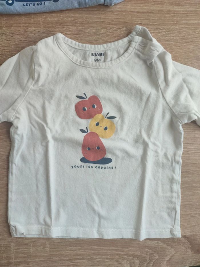 Lot de 4 tee-shirts manches longues taille 9 mois. - photo numéro 4