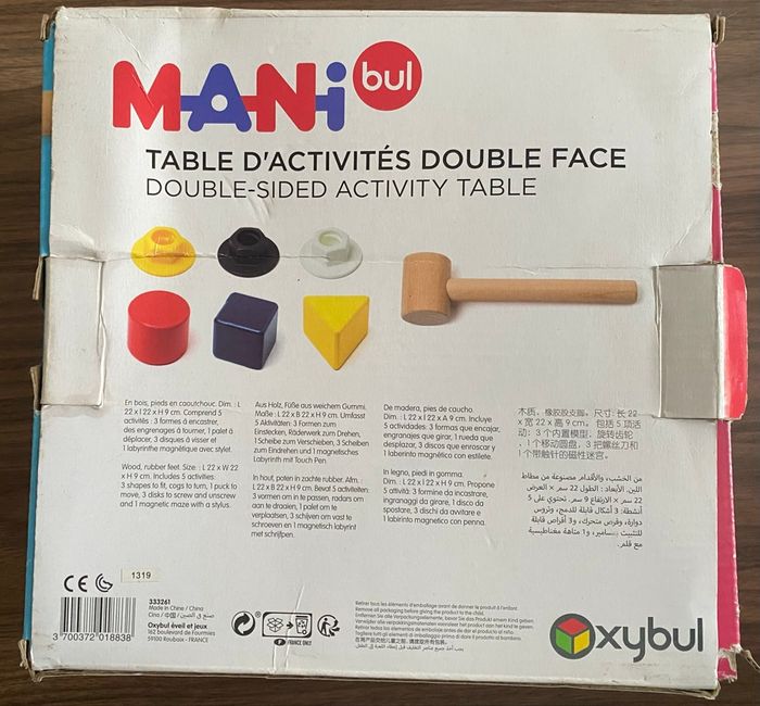 Table d’activités double face - photo numéro 4