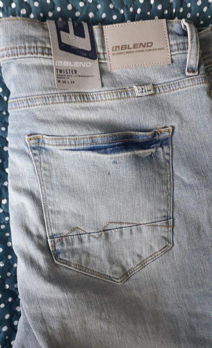 Jean slim, T. W 36 - L 34, marque Blend - photo numéro 3
