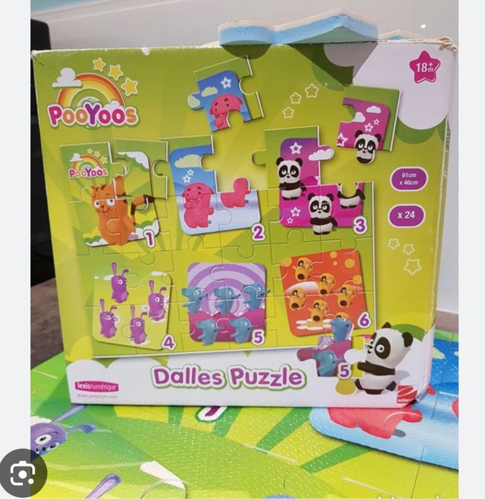 Puzzle en mousse dalles en mousse pooyoos - photo numéro 3
