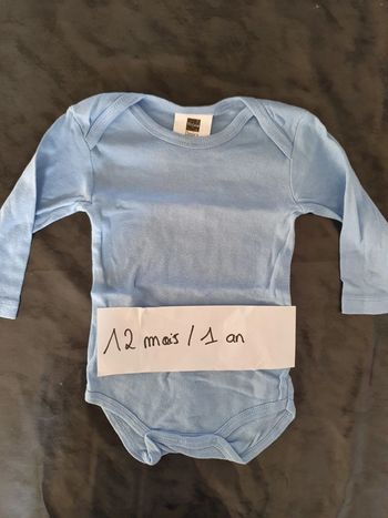 Body manches longues 12mois/1 an