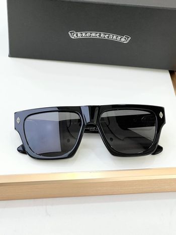 Lunettes de soleil Chrome Hearts Noires