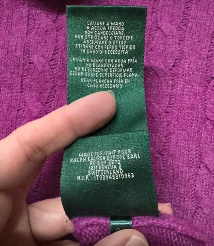Pull torsadé Ralph Lauren - photo numéro 5