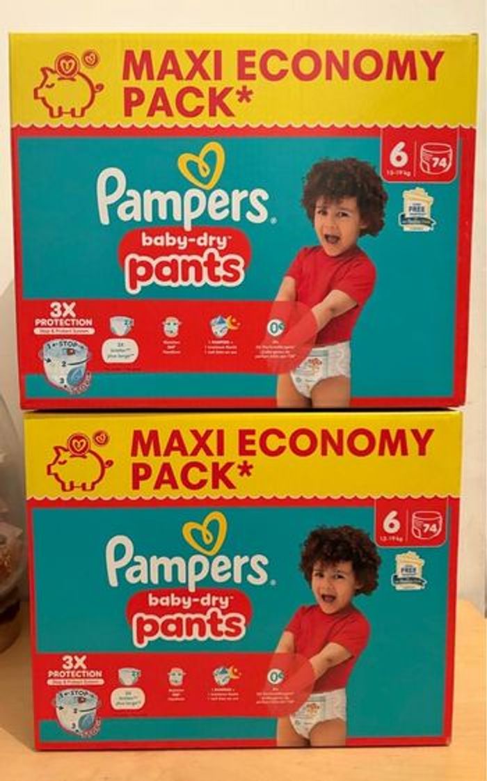 Lot Pampers pants taille 6