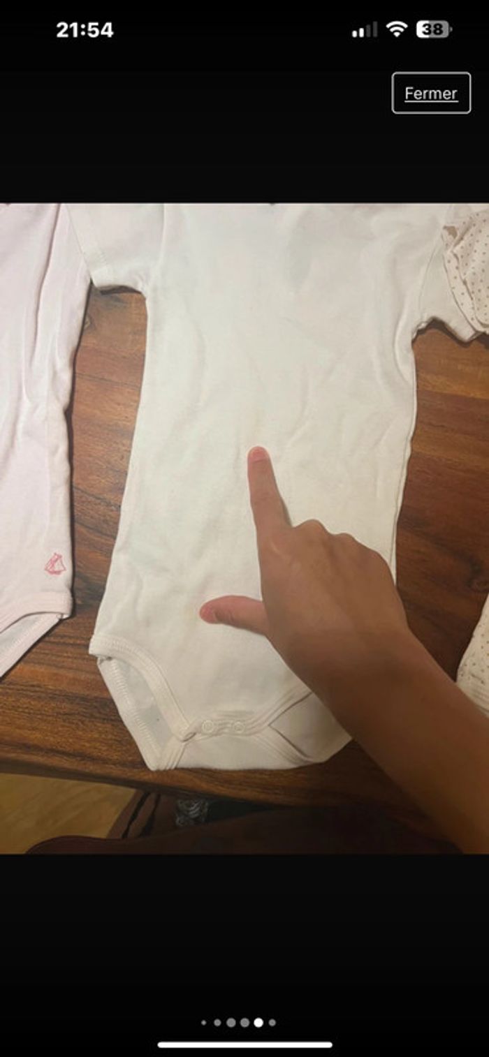 Bodies fille 12 mois petit bateau - photo numéro 7