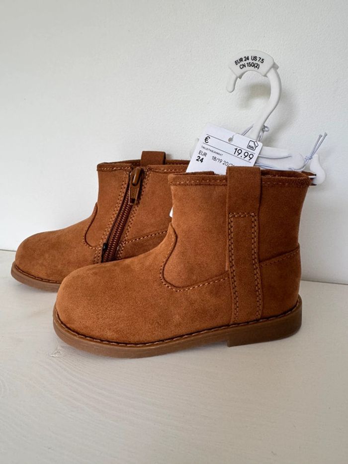 Bottines daim taille 24 - photo numéro 3