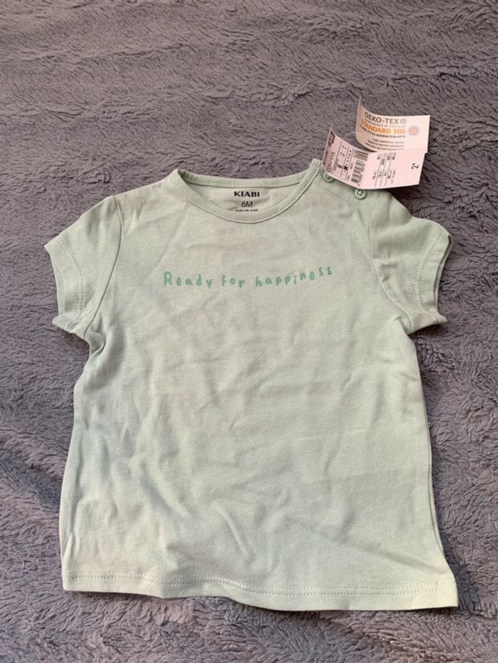 Teeshirt vert d’eau