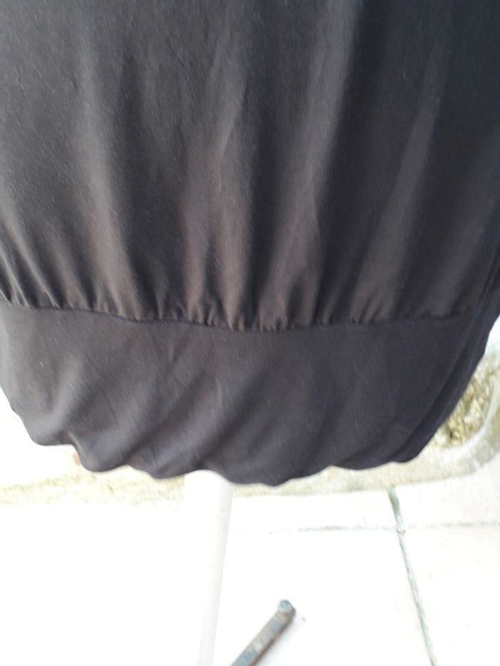 Robe noire en coton léger - photo numéro 4