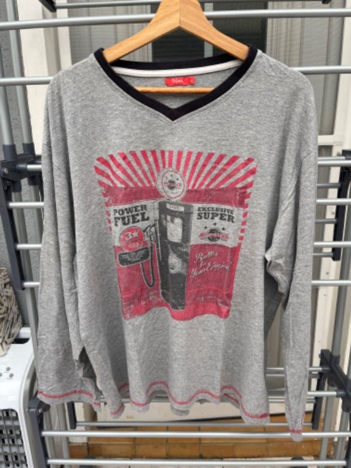 T-shirt manches longues de pyjama taille L