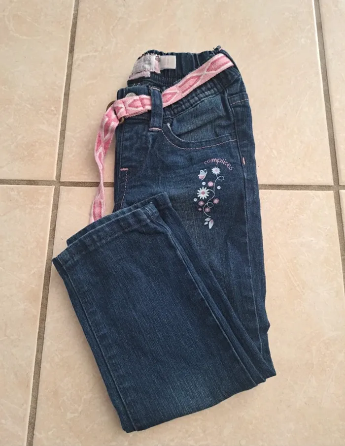 Jean taille élastique 4 ans 👧 Complices en TBE