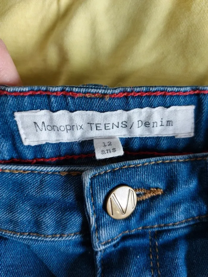 👗👖 Lot fille 12 ans – Haut Vertbaudet + short & jupe en jean Monoprix - photo numéro 9