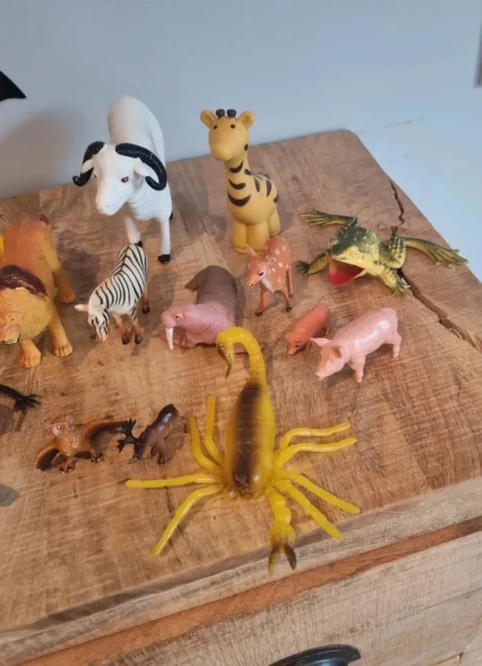 Lot de 21 animaux en plastique - photo numéro 4